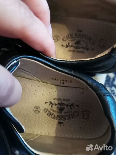 Школьные ботинки размер 34