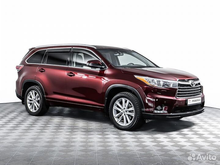 Toyota Highlander 3.5 AT, 2014, 124 000 км