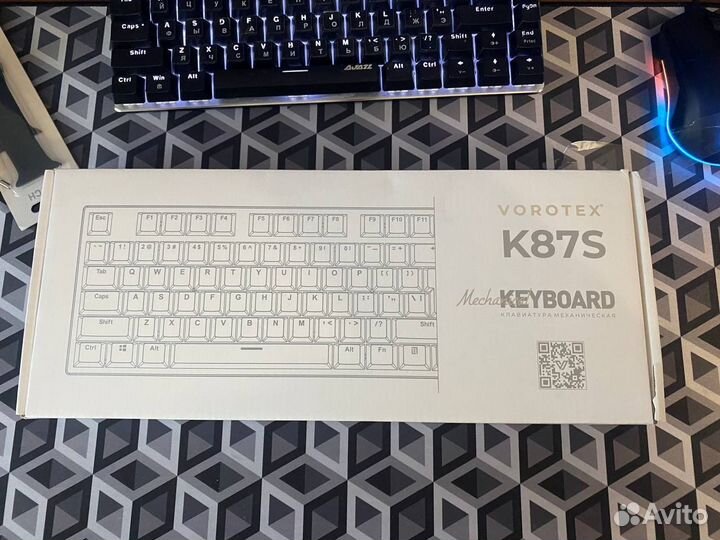 Клавиатура игровая vorotex K87S Blue Switch