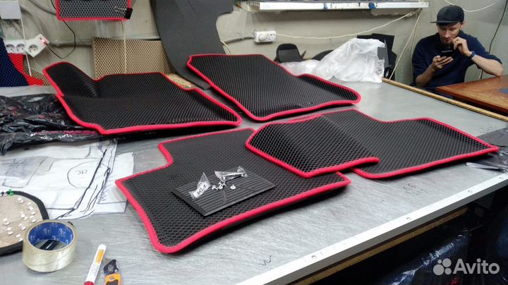 Eva ева эва коврики с бортами 3D