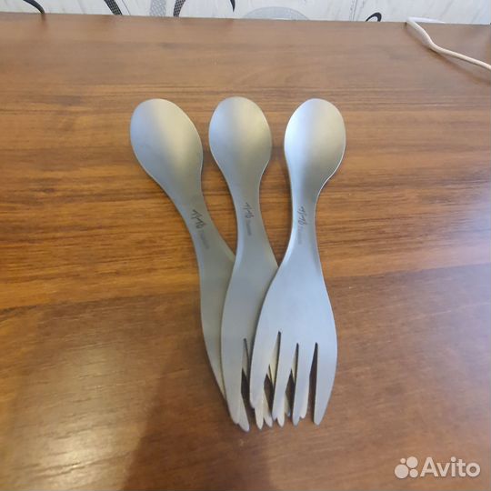 Ложка вилка титан