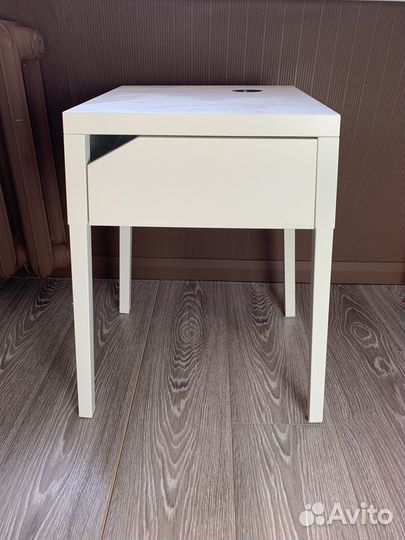 Тумба прикроватная IKEA белая