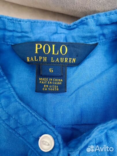 Ralf lauren рубашка