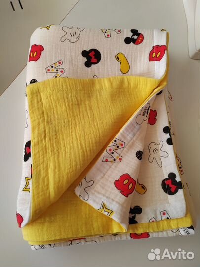 Муслиновый плед детский