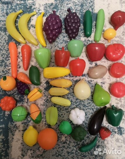 Овощи и фрукты игрушки
