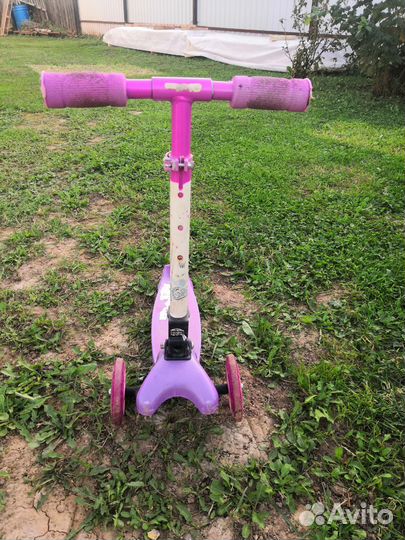 Самокат детский трехколесный бу