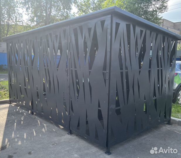 Контейнерные площадки и навесы пухто, баки,тбо