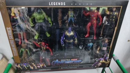 Набор мстители фигурки 10в1