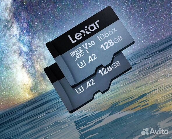 Скоростная карта памяти Lexar 128Gb Новая