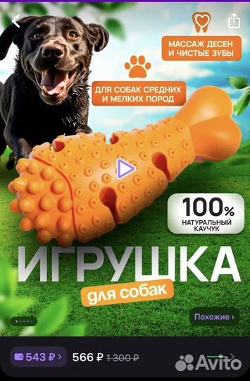 Игрушки для собак