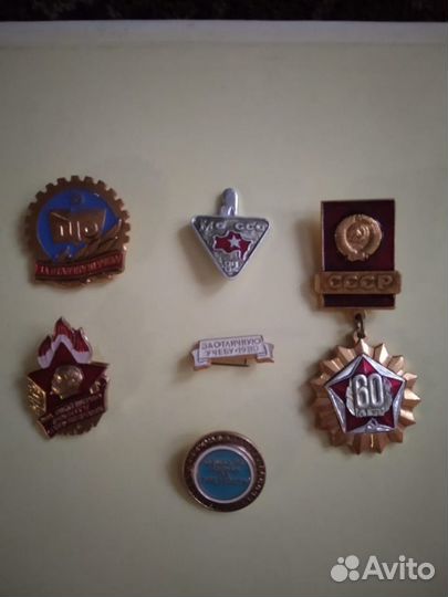 Набор значков СССР