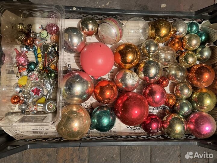 Елочные игрушки СССР