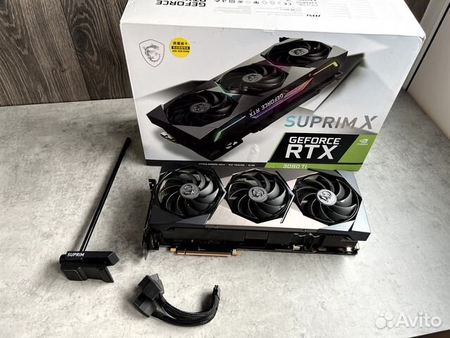Видеокарта GeForce RTX 3090 Ti Suprim X 24Gb купить в Москве ...
