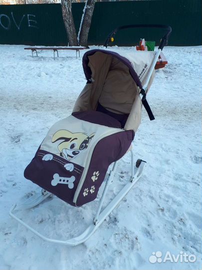 Коляска санки