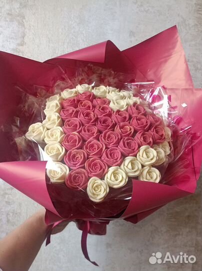 Шоколадные цветы, съедобные букеты