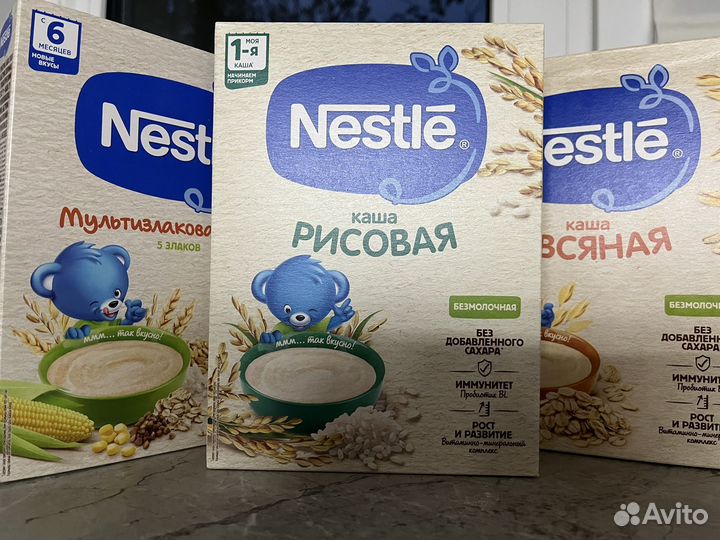 Каши безмолочные