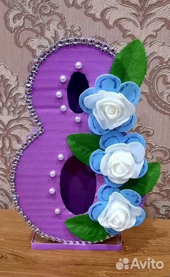 Поделка на 8 марта в сад/школу