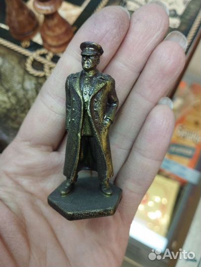 Шахматные фигуры металл СССР против Германии