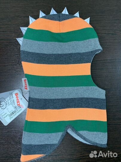 Шапка-шлем Бизи деми для мальчика размер 2