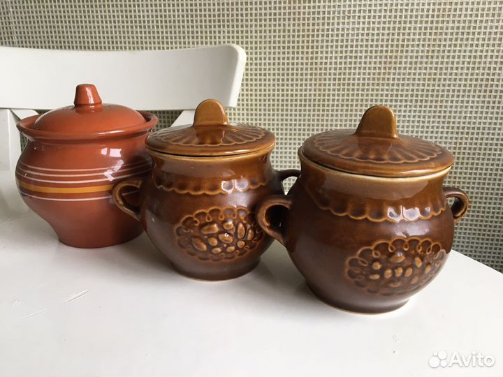 Горшок керамический для запекания