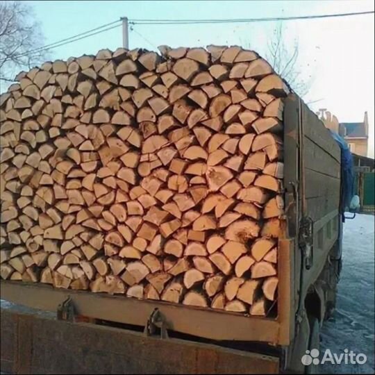 Дрова березовые колотые сухие