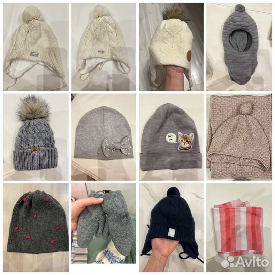 Шапки Reima, Kerry, acoola, Benetton, носки