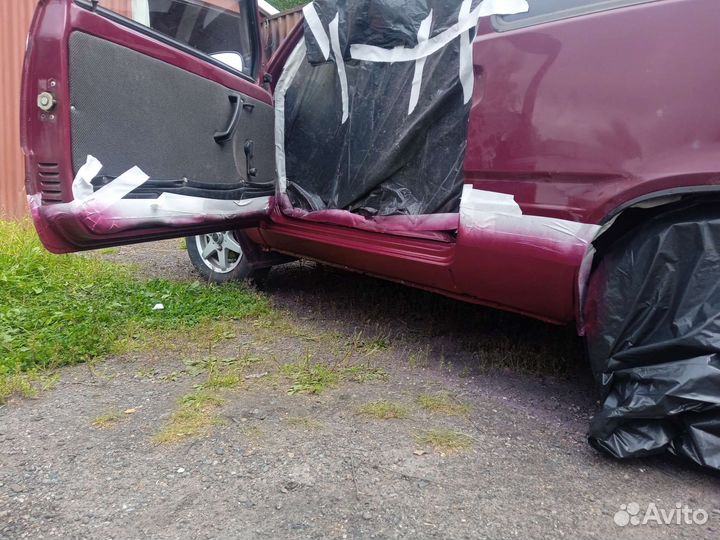 Покраска порогов