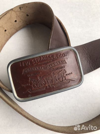 Ремень кожаный ручной работы