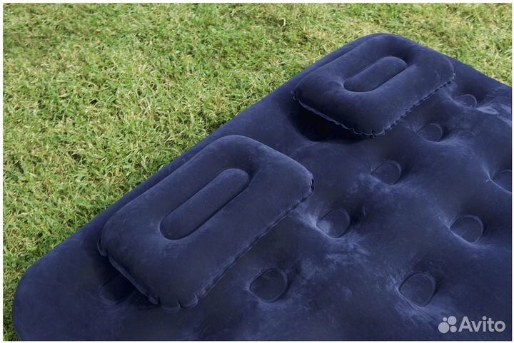 Надувной матрас 2 местный с насосом и подушками