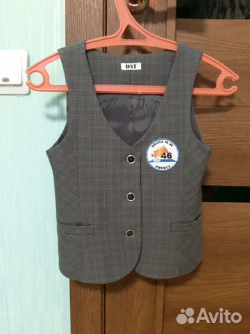 Жилет школьный р 128