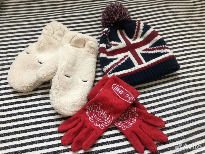 Шапки Catya Италия, хлопок и шерсть.осень зима