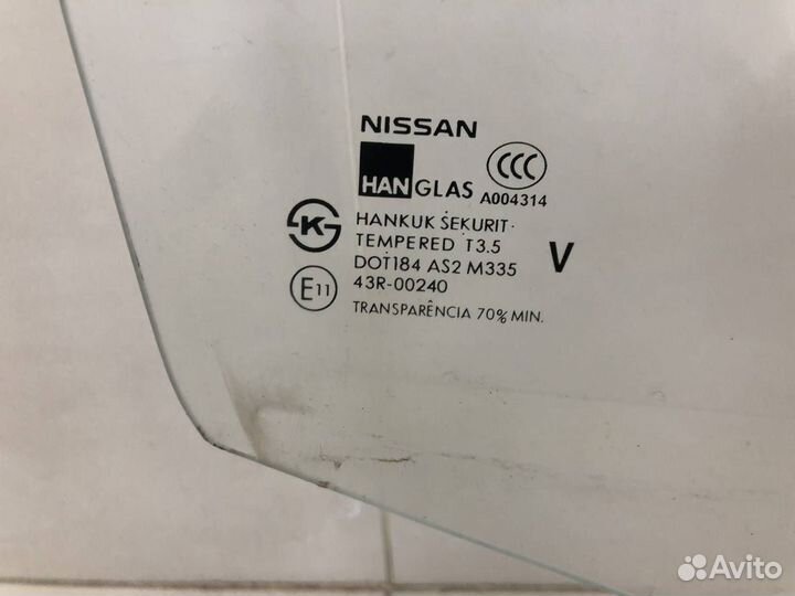 Стекло двери передней правой Nissan Almera Classic