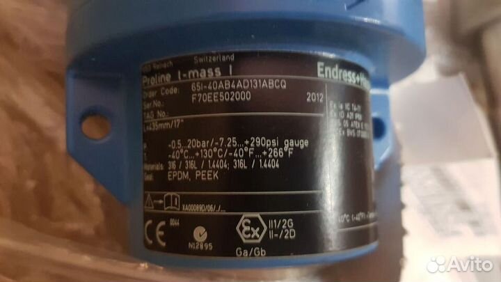 Термально-массовый Сенсор Газов Endress+Hauser