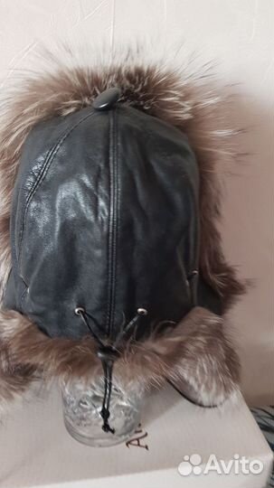 Шапка ушанка меховая