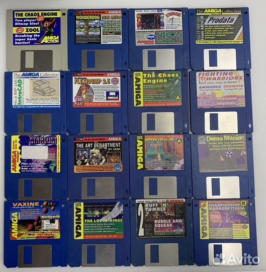 Commodore Amiga. 320 дискет-софт и игры