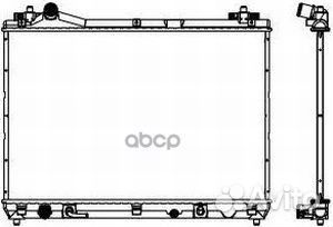 Радиатор системы охлаждения 34318501 Sakura