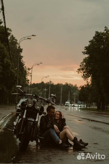 Фотосессия с мотоциклом
