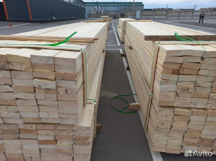 Доска обрезная 40х130х6000