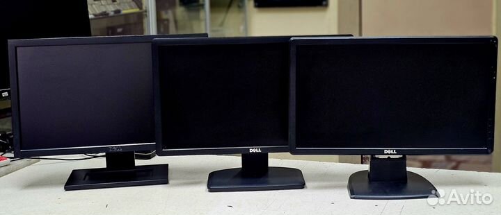 Мониторы Dell 20дюймов 1600х900 75Гц VGA DVI