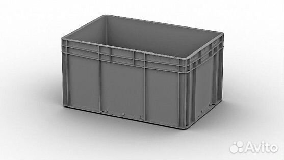 Евроконтейнер EC-6432 (600х400х320 мм) сплошной