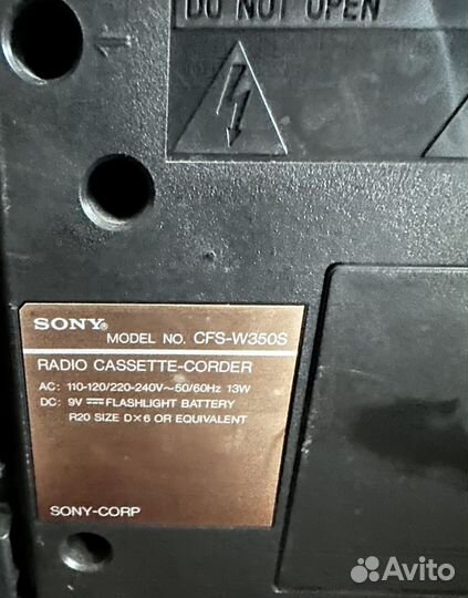 Sony CFS - W350S Обмен