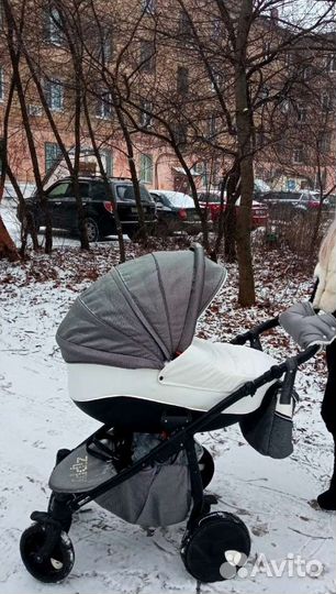 Коляска zippy tutis 3 в 1 Нью Silver+