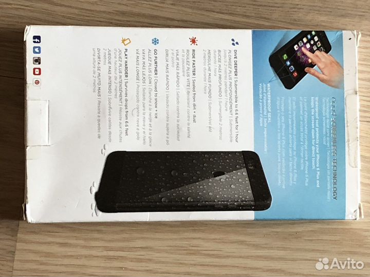 Чехол на iPhone 6 plus водо грязе защитный