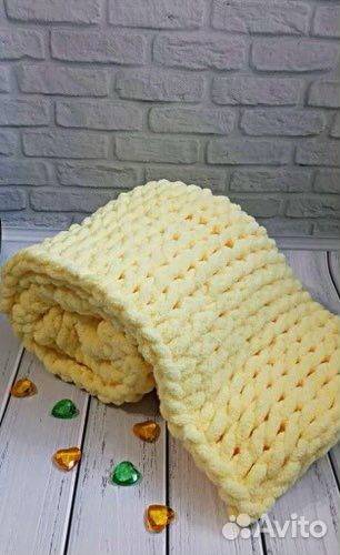 Плед детский плюшевый