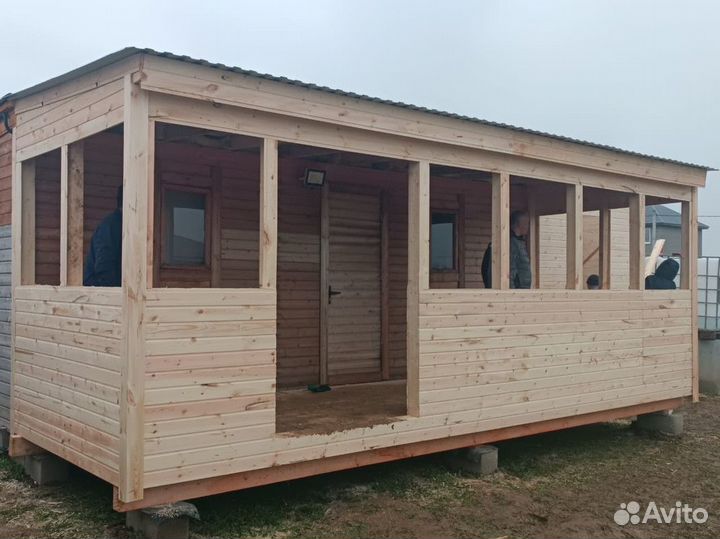 Бытовка и хозблок из прочных материалов