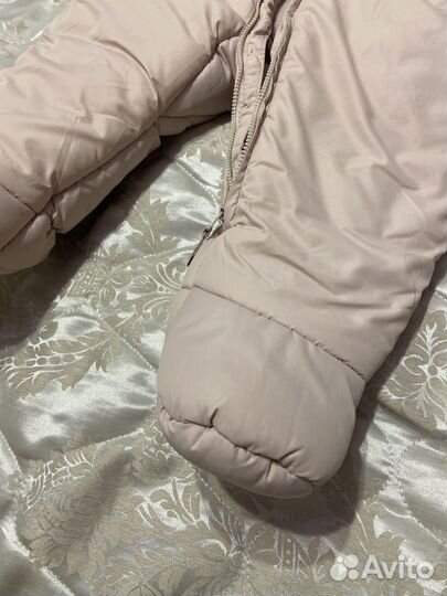 Комбинезон демисезонный 80р для девочки розовый