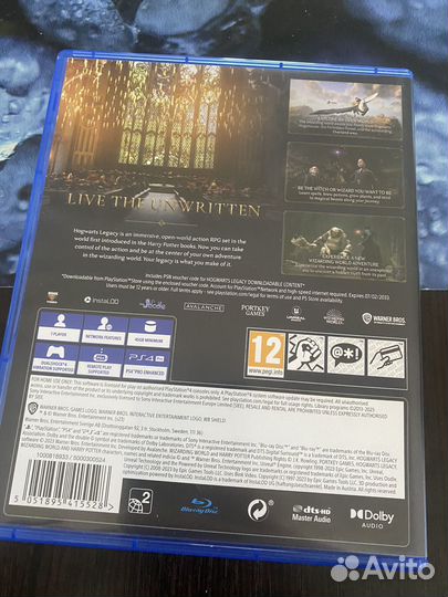 Диск на ps4 Hogwarts legacy