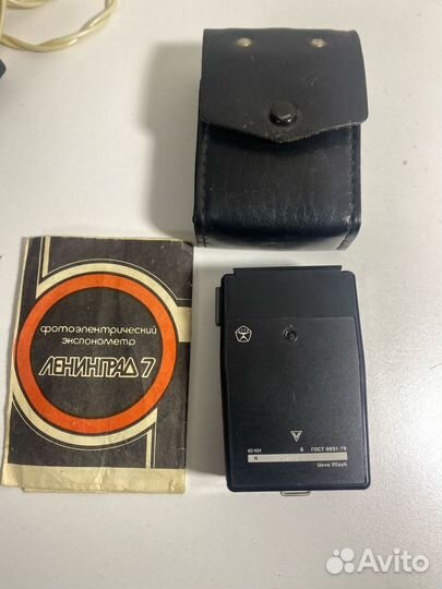 Фотоэкспонометр Экспонометр Ленинград 7 СССР