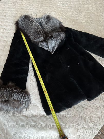 Натуральная шуба из чернобурки