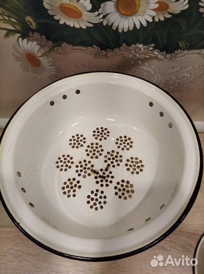 Эмаль СССР дуршлаг